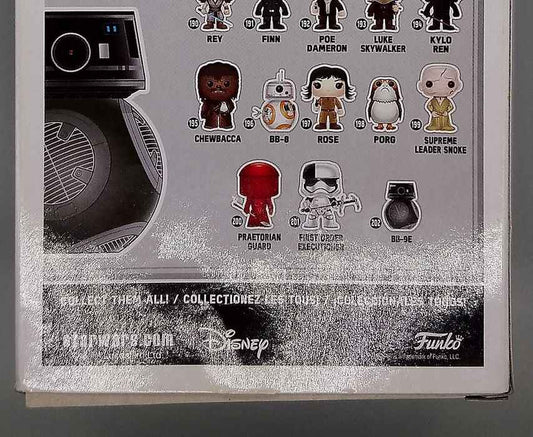 202 BB-9E - Chrome - Star Wars The Last Jedi - Funko POP - Box Damaged