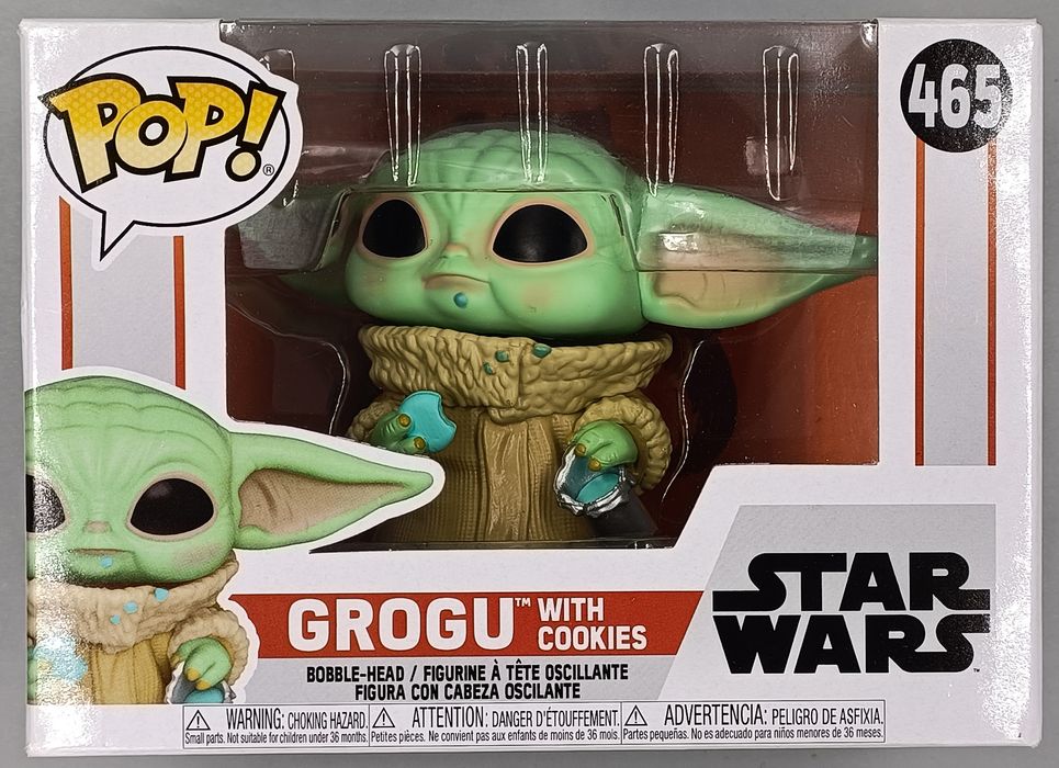 465 Grogu (with Cookies) Star Wars The Mandalorian Box Damaged Funko POP Funko