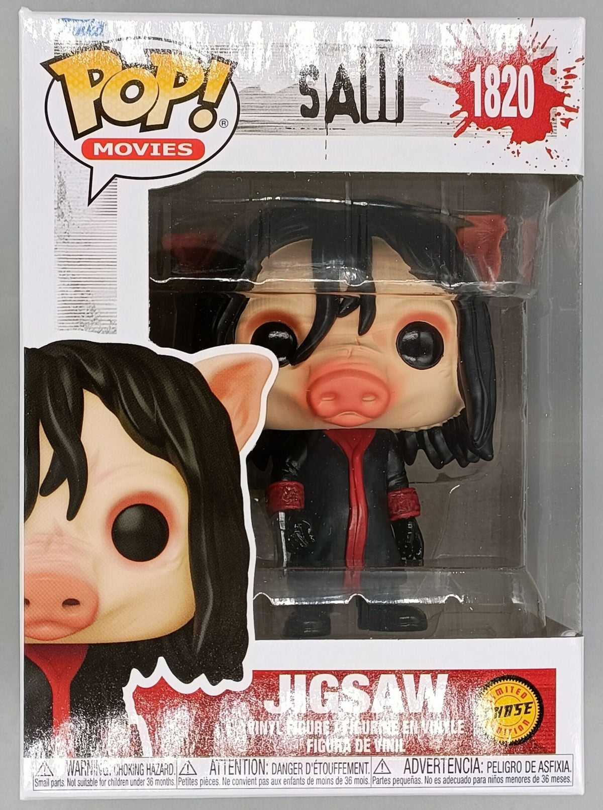 1820 Jigsaw - Saw 10th Anniversary - Horror - Chase Funko POP - Brand New Funko
