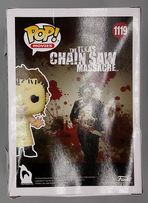 1119 Leatherface (w/ Mallet) The Texas Chainsaw Mas Box Damaged Funko POP