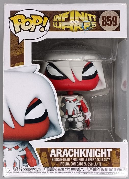 859 ArachKnight - Marvel Infinity Warps - Box Damaged Funko POP