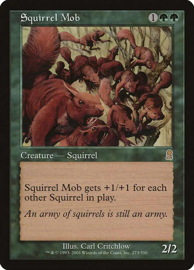 273 - Squirrel Mob - Odyssey - Normal - Magic: The Gathering Card
