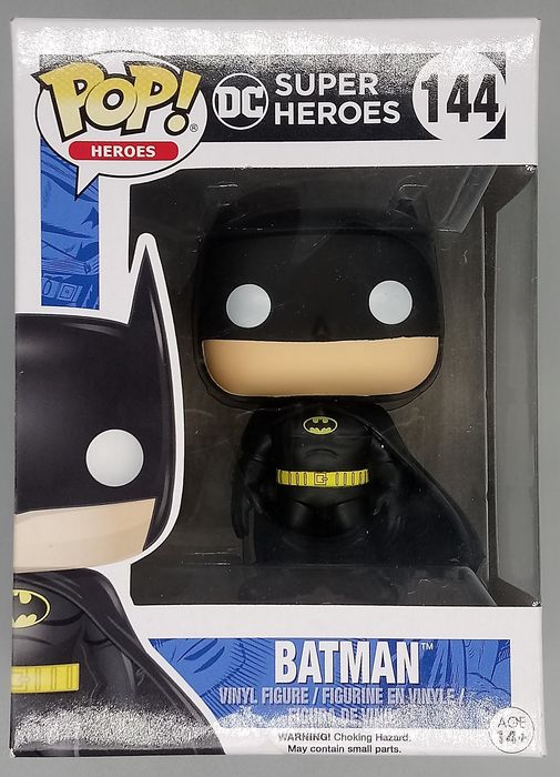 144 Batman (Classic Black) - DC Super Heroes - Funko POP - Box Damaged Funko