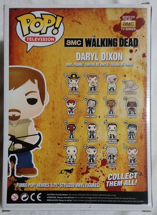 14 Daryl Dixon - 9 Inch - The Walking Dead - Box Damaged Funko POP