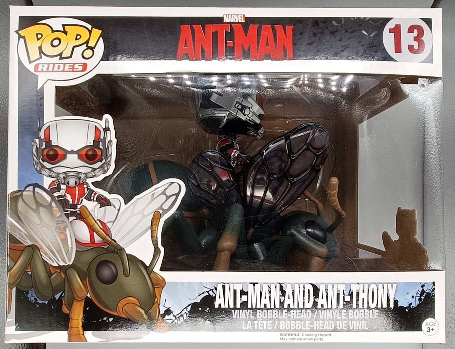 13 Ant-Man and Ant-thony - Rides - Marvel Ant-Man Box Damaged Funko POP Funko