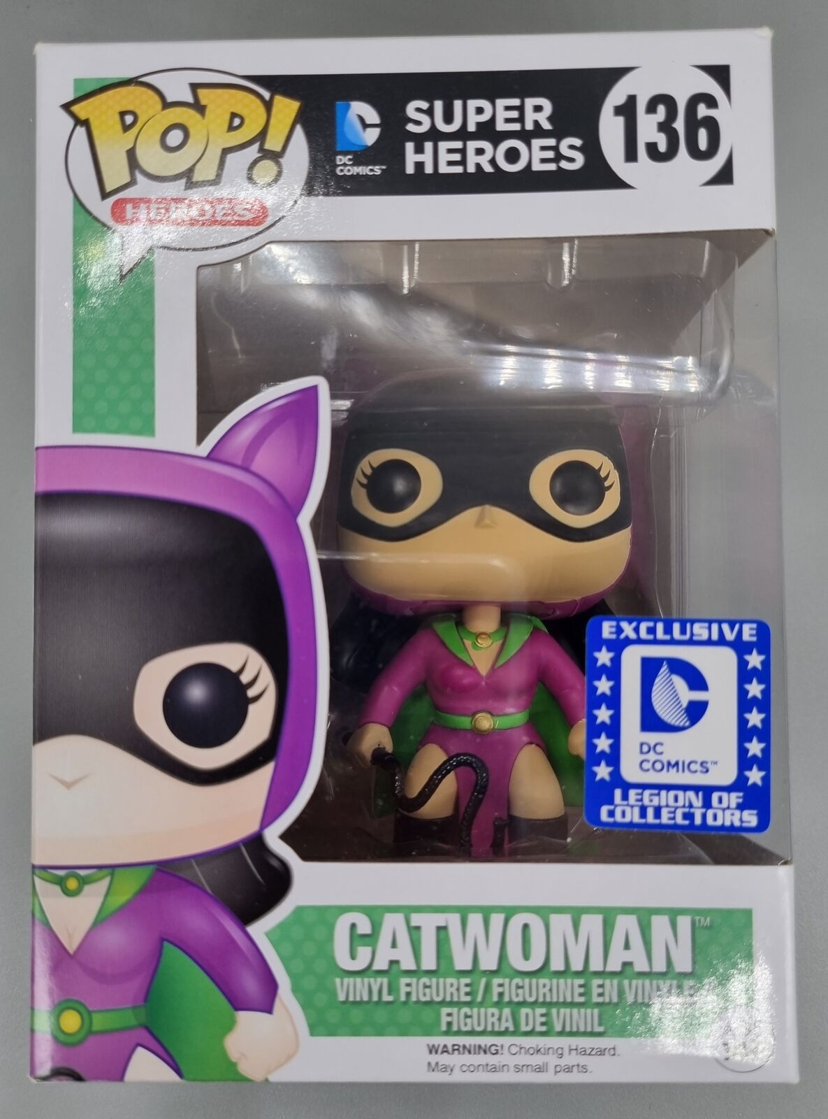 136 Catwoman (Classic) DC Super Heroes Exclusive Funko POP Funko