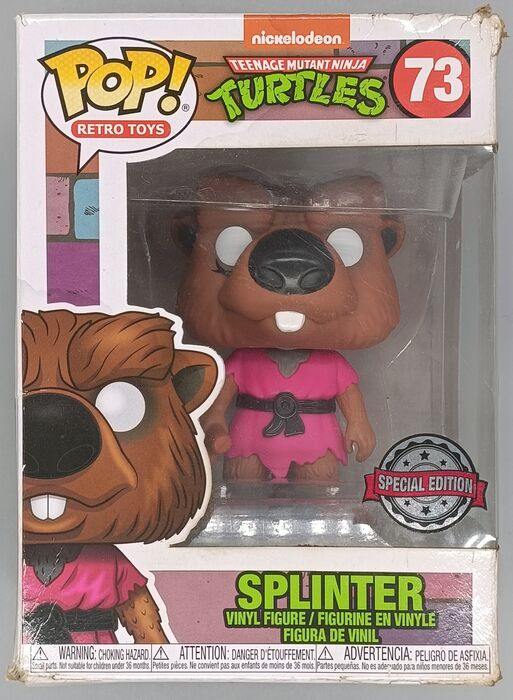 73 Splinter - Teenage Mutant Ninja Turtles - Box Damaged Funko POP Funko