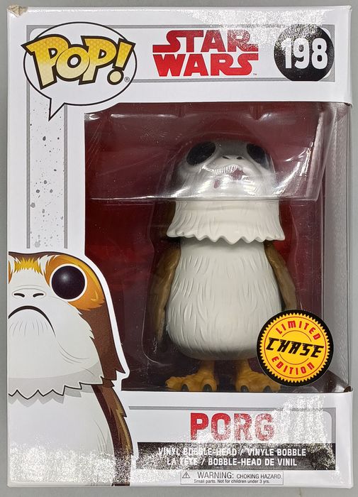 198 Porg (Female) Chase Edition Star Wars Last Jedi Box Damaged Funko POP Funko