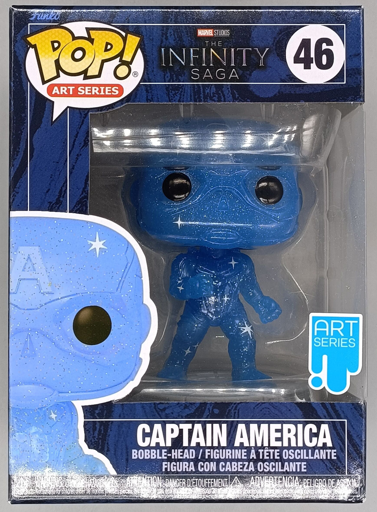 46 Captain America - Art Series Marvel Infinity Saga Funko POP - Box Damaged Funko