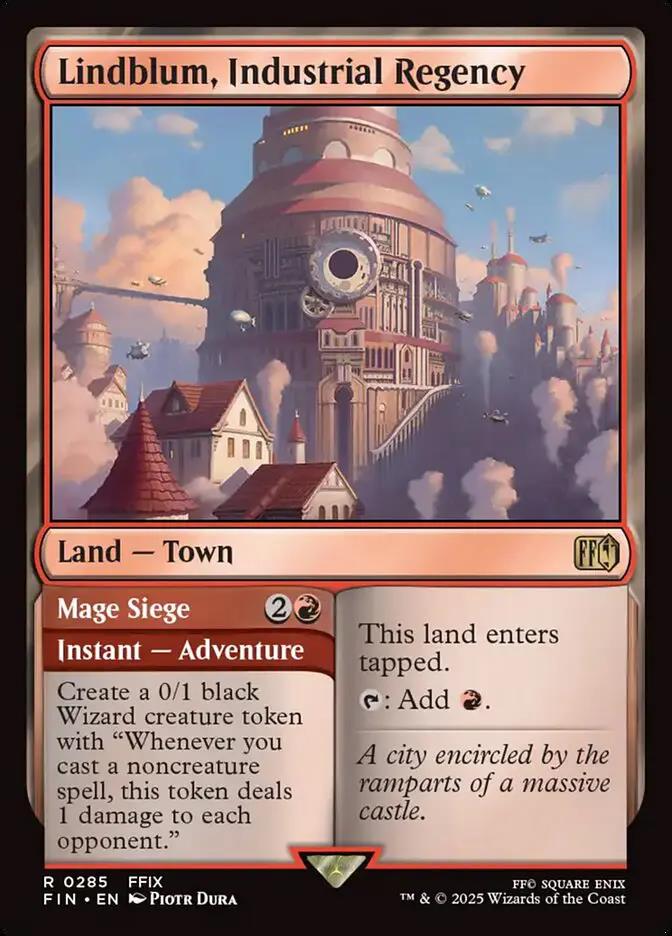 285 - Lindblum, Industrial Regency // Mage Siege - Final Fantasy - Normal