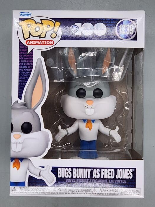 1239 Bugs Bunny (as Fred Jones) - Scooby Doo Funko POP - Box Damaged Funko