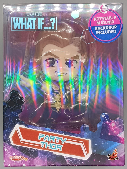 Cosbaby Party Thor - Marvel Studios What If...? - Hot Toys - Brand New Hot Toys