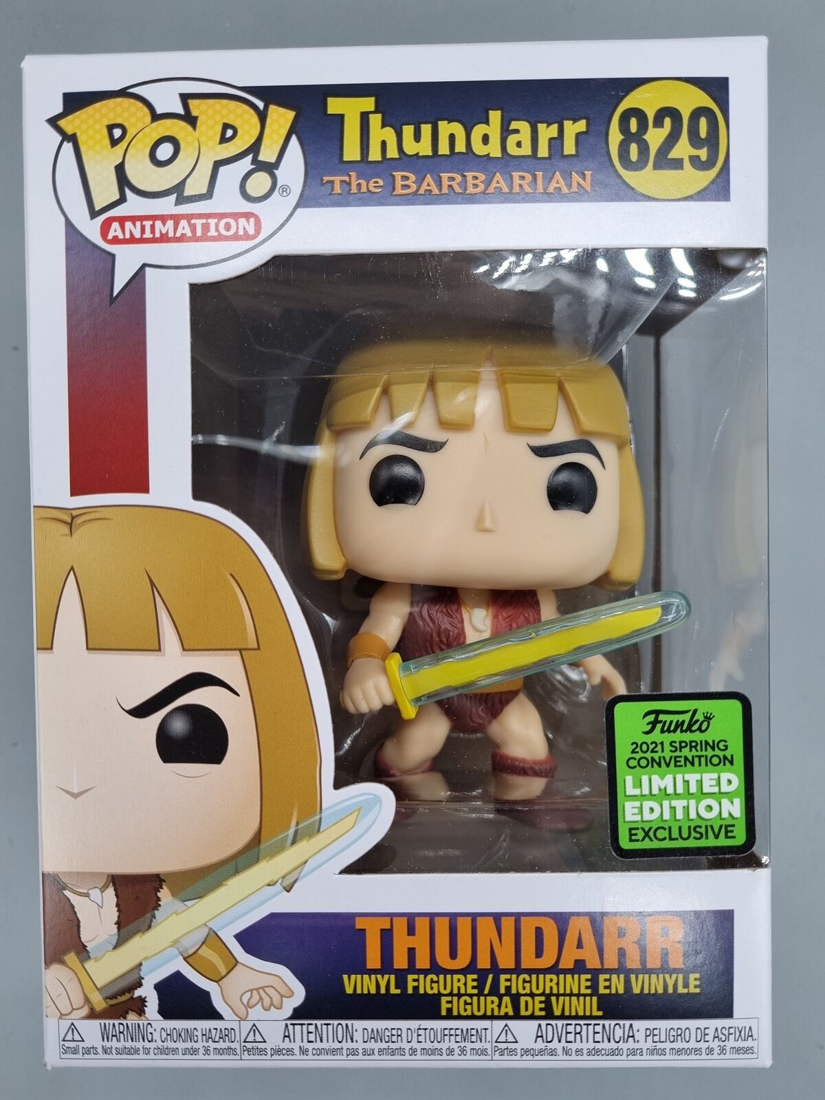 829 Thundarr The Barbarian - 2020 Con Exclusive Funko POP Funko