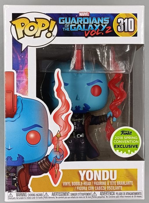 310 Yondu - Marvel Guardians of the Galaxy Vol 2 - 2018 Con Funko POP Funko