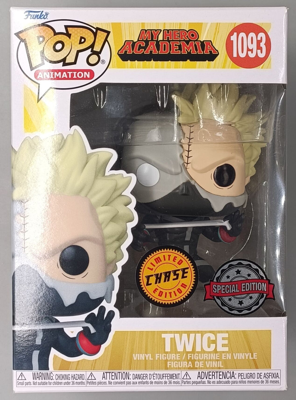 1093 Twice (Unmasked) Chase - My Hero Academia Funko POP Funko