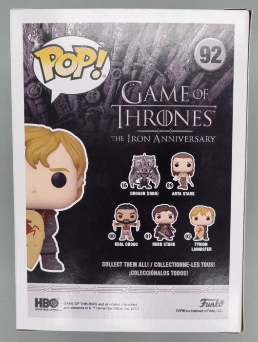 92 Tyrion Lannister (w/ Shield) - Game of Thrones Funko POP
