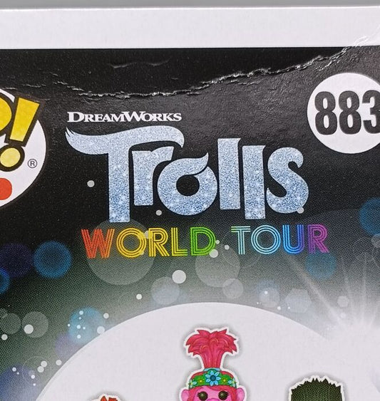883 Poppy (w/ Guitar) - Trolls World Tour - Box Damaged Funko POP