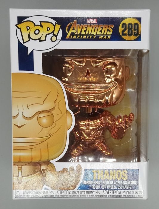 289 Thanos (Orange) - Chrome - Marvel Avengers Infinity War Funko POP