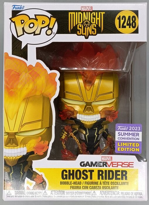 1248 Ghost Rider - Marvel Midnight Suns - 2023 Con - Box Damaged Funko POP Funko