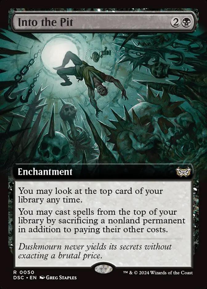 20 - Into the Pit - Duskmourn: House of Horror Commander - Normal - Magic: The Gathering Card