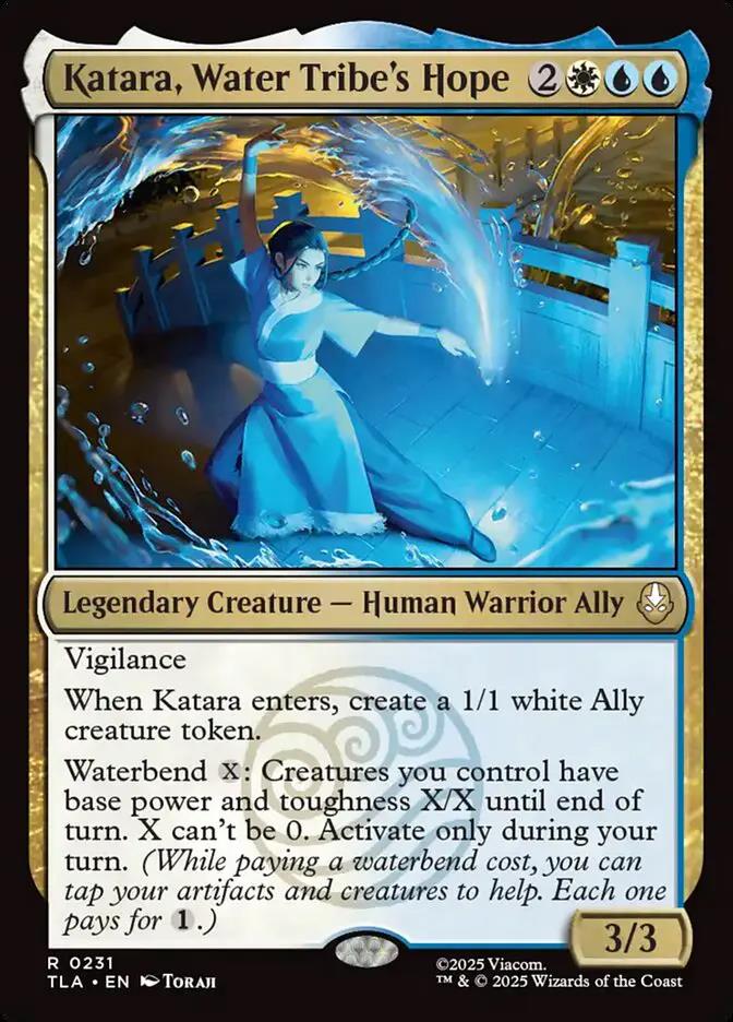 231 - Katara, Water Tribe's Hope - Avatar: The Last Airbender - Normal - Magic: The Gathering Card
