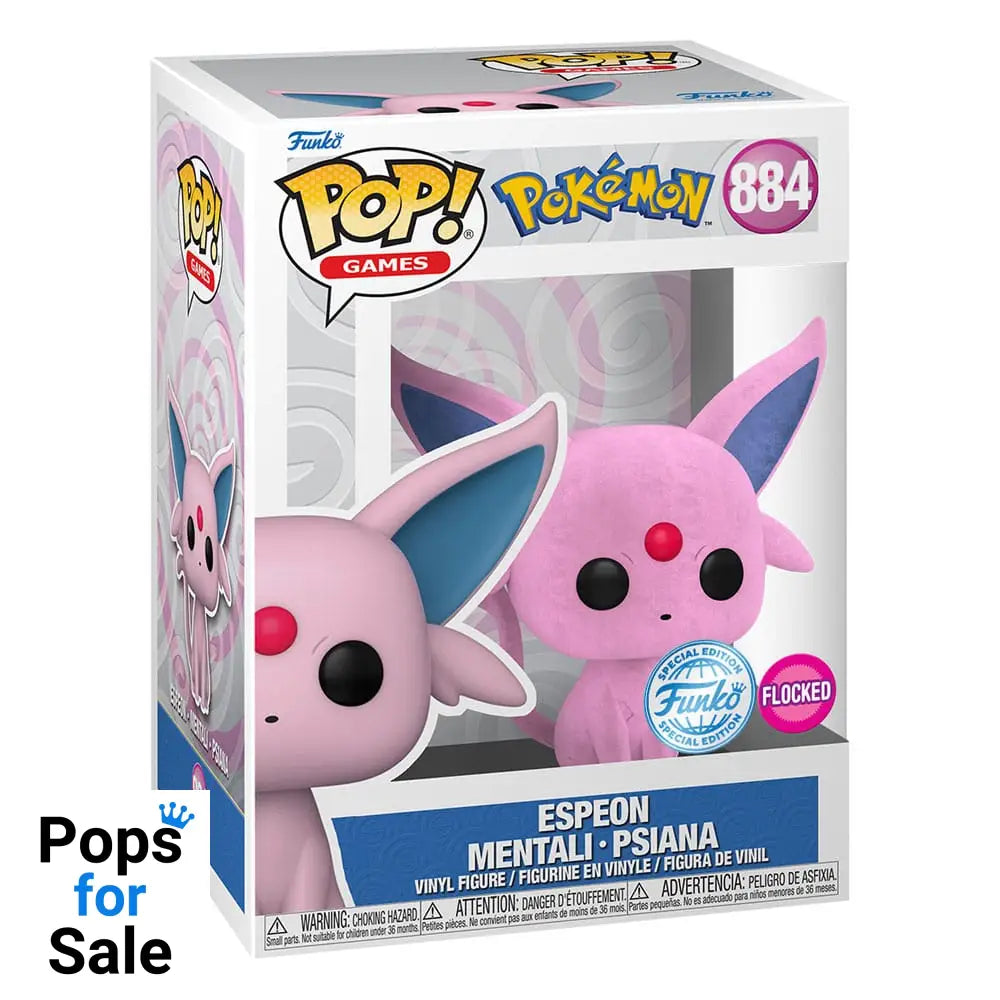 884 Espeon - Flocked - Pokemon Funko POP Funko