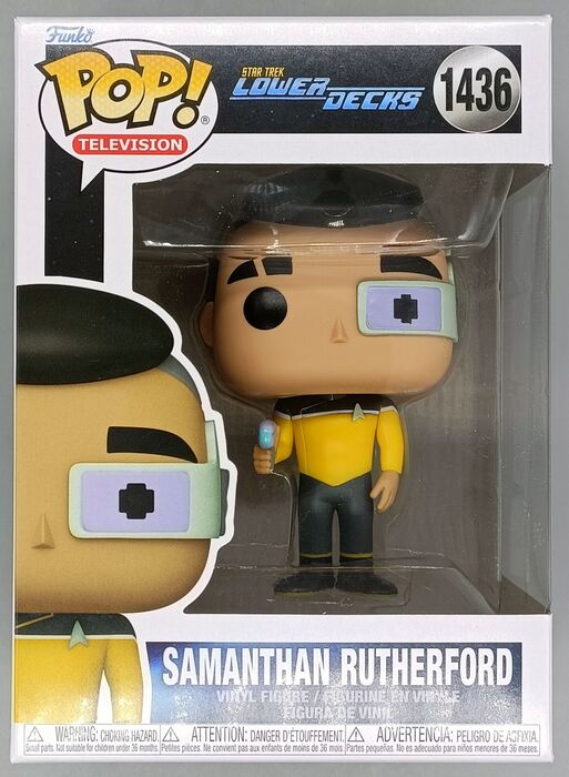 1436 Samanthan Rutherford - Star Trek Lower Decks - New Funko POP in Protector Funko