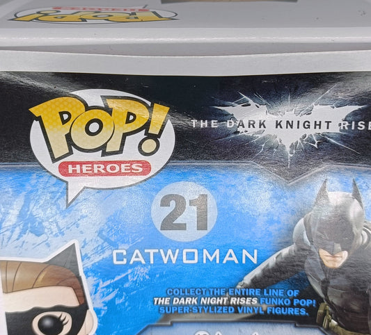 21 Catwoman - DC Batman The Dark Knight Rises - Box Damaged Funko POP