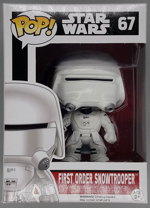 67 First Order Snowtrooper Star Wars The Force Awakens Box Damaged Funko POP Funko