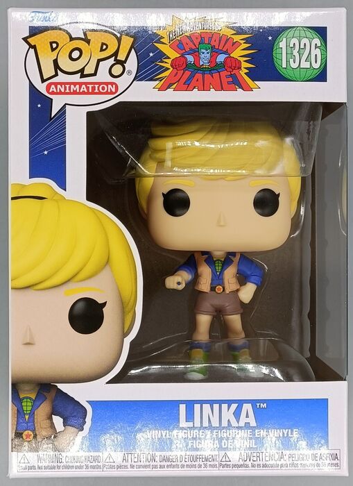 1326 Linka - Captain Planet and the Planeteers Funko POP - Brand New