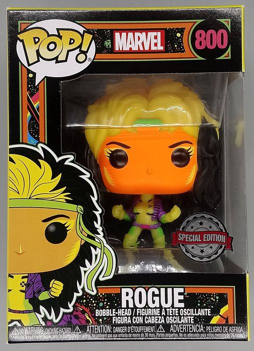 800 Rogue (Blacklight) - Marvel X-Men Funko POP