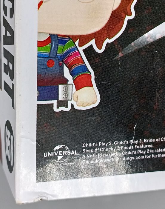 658 Chucky on Cart - Horror - Child's Play 2 - Box Damaged Funko POP