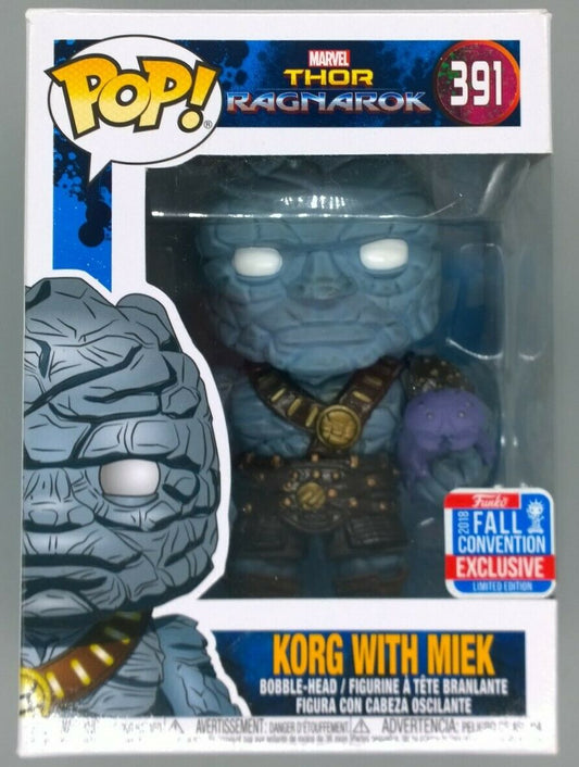 391 Korg with Miek - Marvel Thor Ragnarok - 2018 Con Funko POP