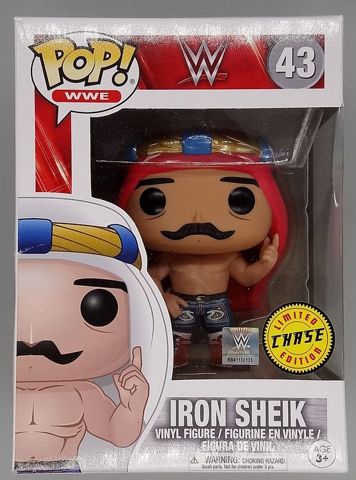 43 Iron Sheik (Red Keffiyeh) - Chase Edition - WWE Box Damaged Funko POP Funko