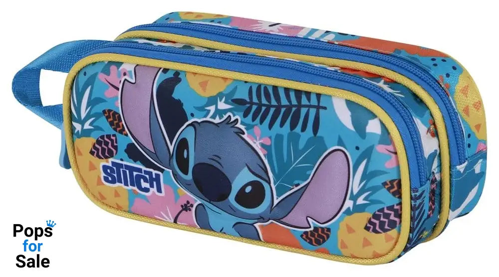 Lilo & Stitch 3D Double Pencil case Colors Turquoise