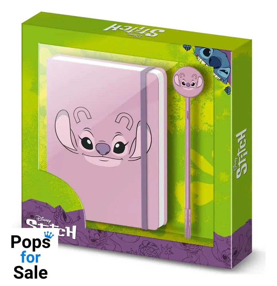 Lilo & Stitch Diary Gift Box Angel Face Pink