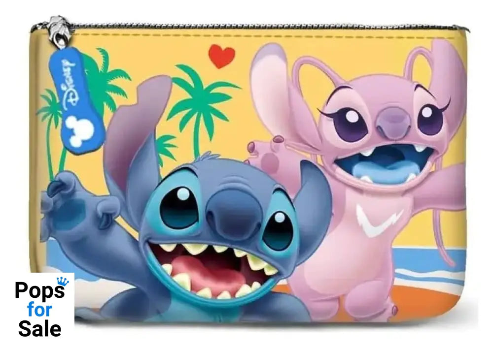 Lilo & Stitch Small Square Coin Purse Ocean Blue