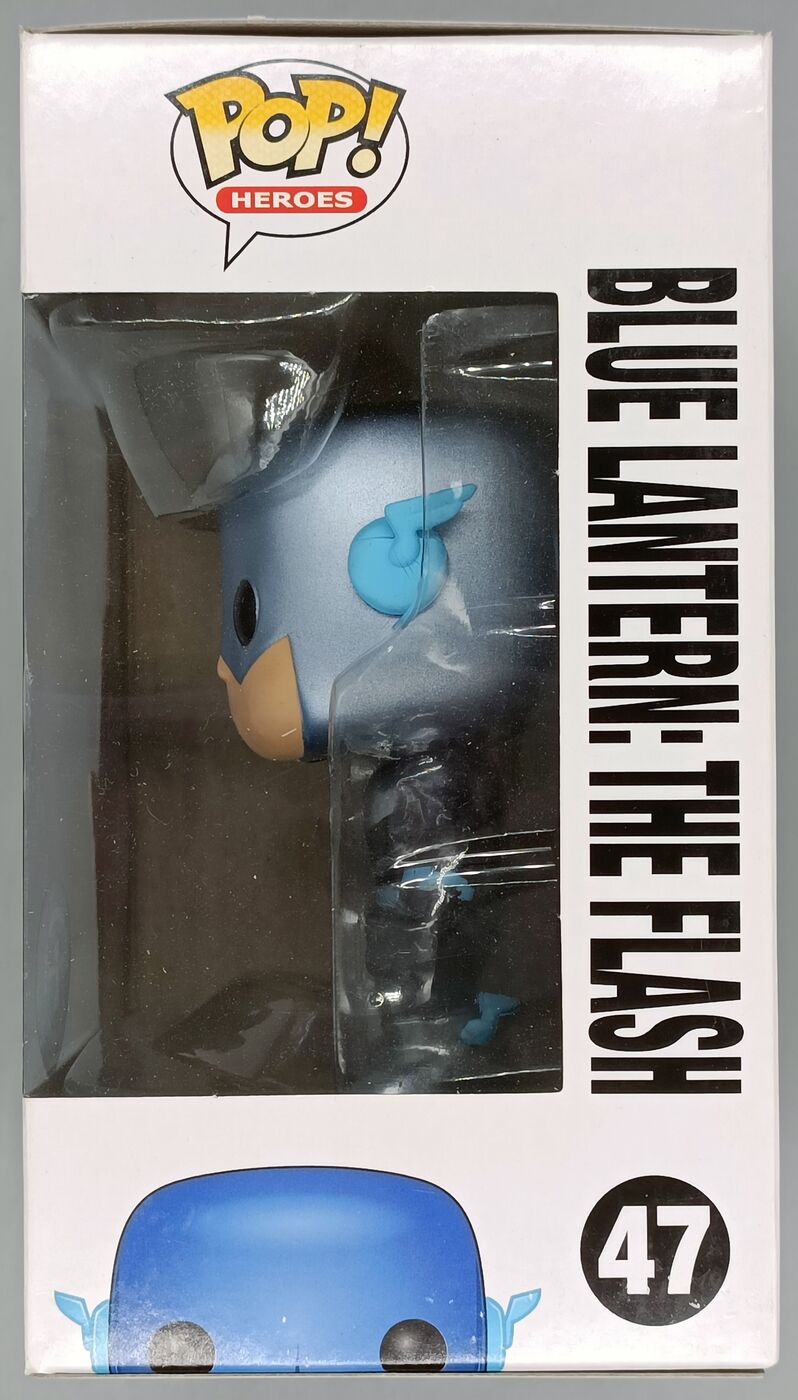 47 Blue Lantern - DC The Flash - Metallic - Box Damaged Funko POP