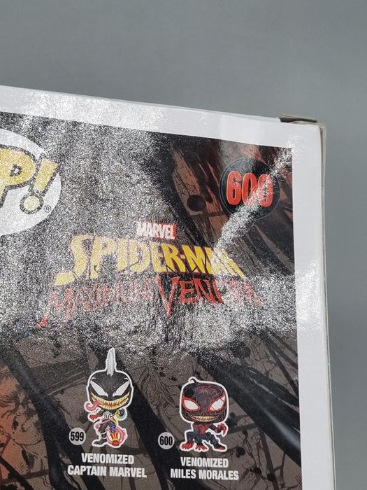 600 Venomized Miles Morales Marvel Spiderman Max Ven Box Damaged Funko POP