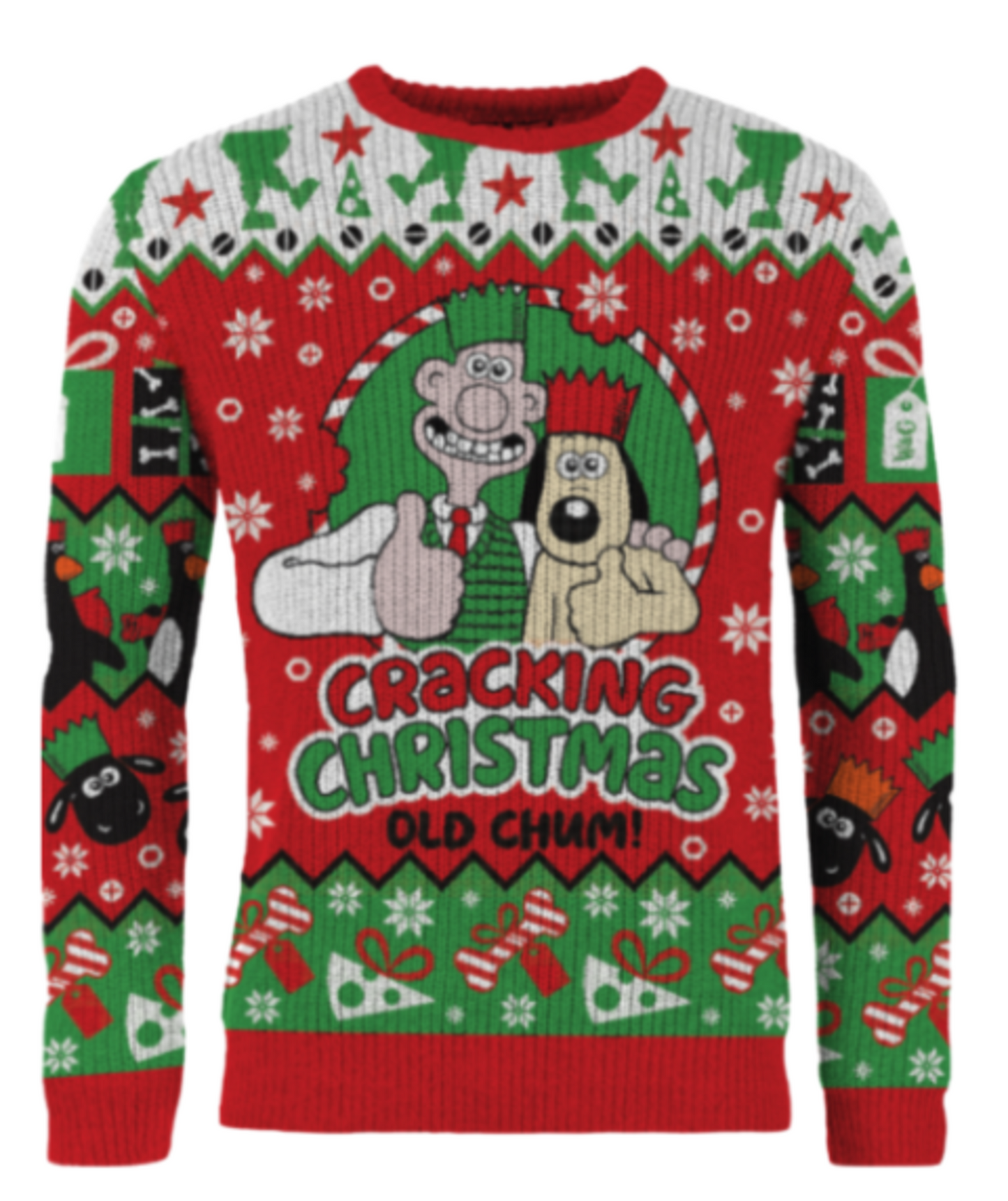 Wallace & Gromit: 2025 Christmas Jumper (Size: L)