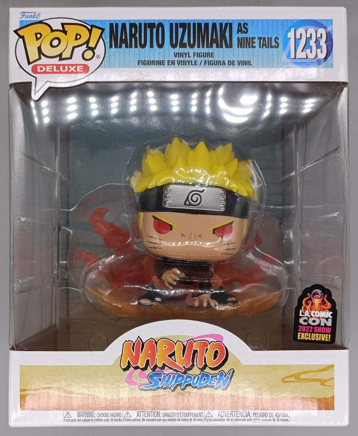 1233 Naruto Uzumaki (as Nine Tails) Deluxe - Naruto Shippud Funko POP Funko
