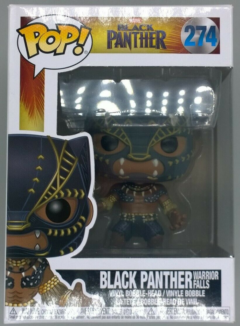 274 Black Panther (Warrior Falls) Marvel - Box Damaged Funko POP Funko