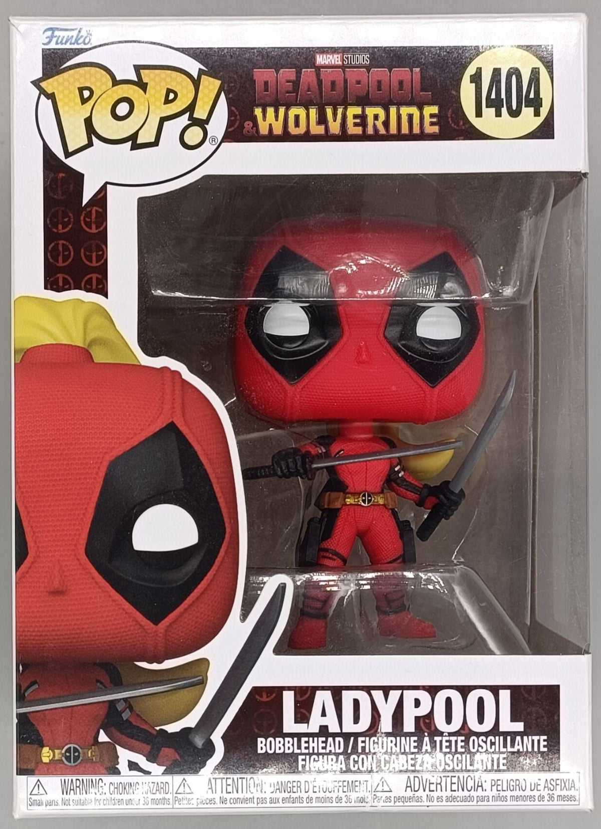 1404 Ladypool - Marvel Deadpool & Wolverine Funko POP - Box Damaged Funko
