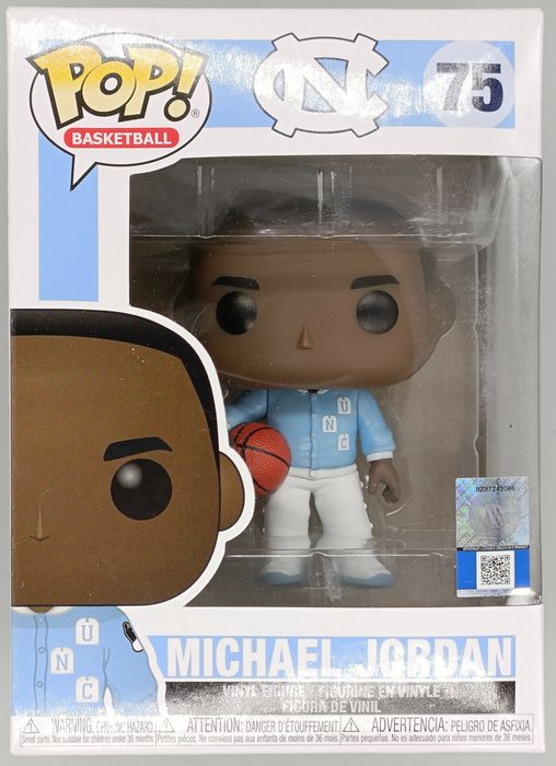 75 Michael Jordan (UNC- Warm Ups) - NBA - Funko POP - Box Damaged Funko