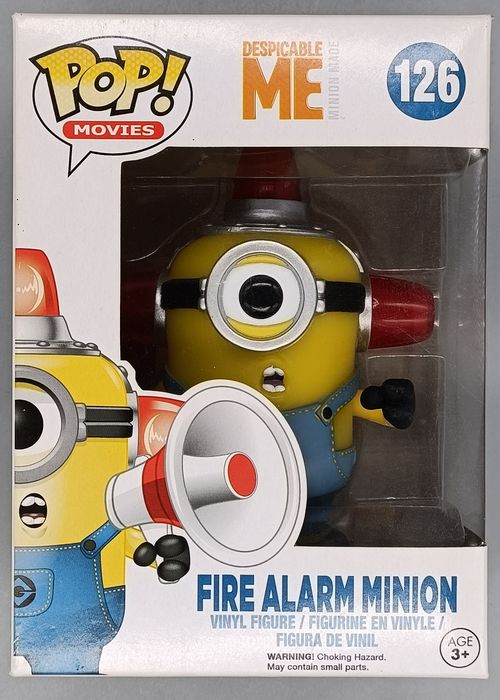 126 Fire Alarm Minion - Despicable Me 2 Funko POP Funko