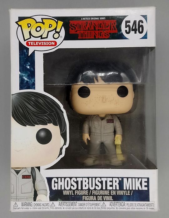 546 Ghostbuster Mike - Stranger Things - Box Damaged Funko POP Funko