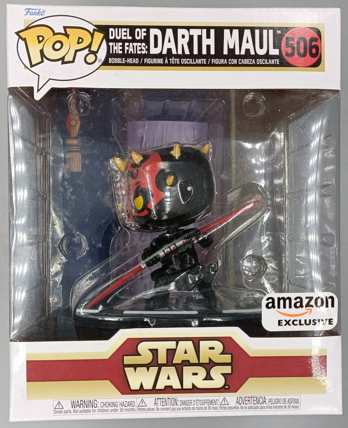 506 Duel of the Fates: Darth Maul Deluxe Star Wars - Box Damaged Funko POP Funko