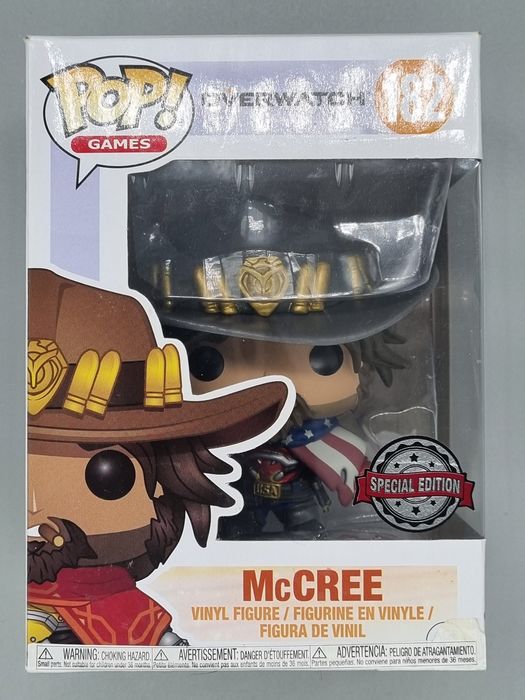 182 McCree (American) - Overwatch - Box Damaged Funko POP Funko