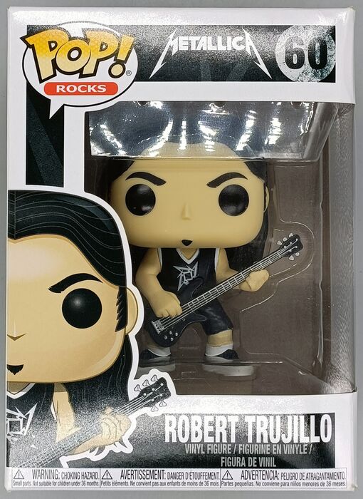 60 Robert Trujillo - Metallica - Rocks - Box Damaged Funko POP Funko