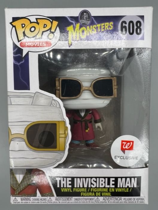608 The Invisible Man - Universal Monsters - Box Damaged Funko POP Funko